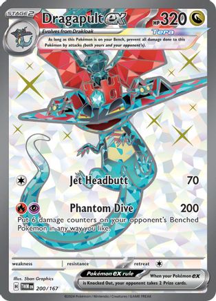 Dragapult ex (200/167) SV06: Twilight Masquerade Pokemon
