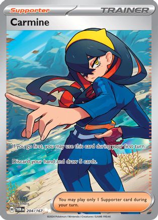 Carmine (204/167) SV06: Twilight Masquerade Pokemon