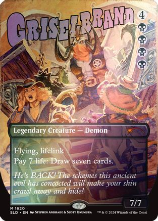 FOIL Griselbrand (1620) (Rainbow Foil) (SLD-1620) - Secret Lair Drop Series - Magic The Gathering