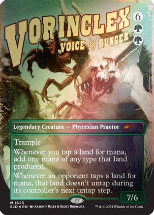 FOIL Vorinclex, Voice of Hunger (Rainbow Foil) (SLD-1623) - Secret Lair Drop Series - Magic The Gathering
