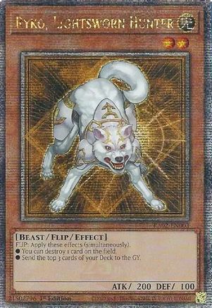 QUARTER CENTURY SECRET RARE Ryko, Lightsworn Hunter (Quarter Century Secret Rare) (RA02-EN003) - 25th Anniversary Rarity Collection II 1st Edition