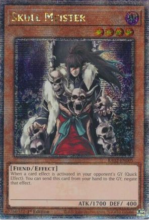 QUARTER CENTURY SECRET RARE Skull Meister (Quarter Century Secret Rare) (RA02-EN005) - 25th Anniversary Rarity Collection II 1st Edition