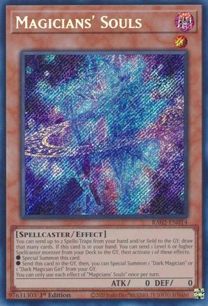 SECRET RARE Magicians' Souls (Secret Rare) (RA02-EN014) - 25th Anniversary Rarity Collection II 1st Edition