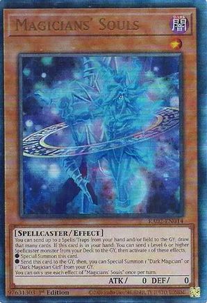 PRISMATIC ULTIMATE RARE Magicians' Souls (PUR) (RA02-EN014) - 25th Anniversary Rarity Collection II 1st Edition