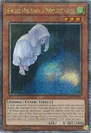 QUARTER CENTURY SECRET RARE Ghost Mourner & Moonlit Chill (Alternate Art) (Quarter Century Secret Rare) (RA02-EN015) - 25th Anniversary Rarity Collection II 1st Edition