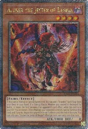 QUARTER CENTURY SECRET RARE Aluber the Jester of Despia (Quarter Century Secret Rare) (RA02-EN016) - 25th Anniversary Rarity Collection II 1st Edition