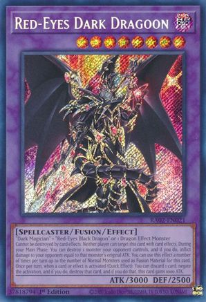 SECRET RARE Red-Eyes Dark Dragoon (Secret Rare) (RA02-EN021) - 25th Anniversary Rarity Collection II 1st Edition