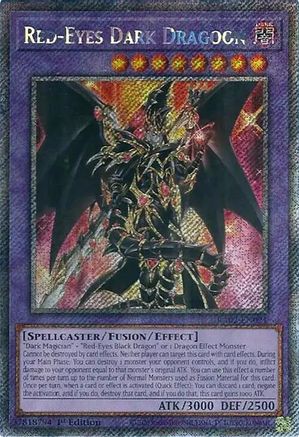 PLATINUM SECRET RARE Red-Eyes Dark Dragoon (Platinum Secret Rare) (RA02-EN021) - 25th Anniversary Rarity Collection II 1st Edition
