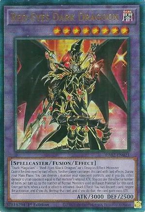 PRISMATIC ULTIMATE RARE Red-Eyes Dark Dragoon (PUR) (RA02-EN021) - 25th Anniversary Rarity Collection II 1st Edition