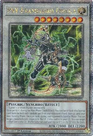 QUARTER CENTURY SECRET RARE PSY-Framelord Omega (Quarter Century Secret Rare) (RA02-EN028) - 25th Anniversary Rarity Collection II 1st Edition