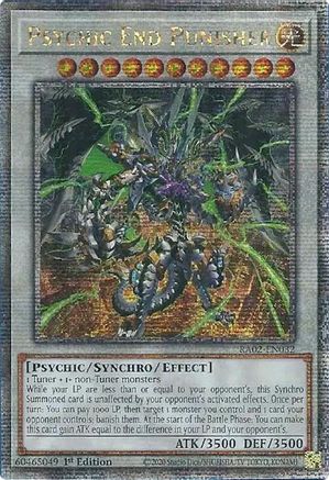 QUARTER CENTURY SECRET RARE Psychic End Punisher (Quarter Century Secret Rare) (RA02-EN032) - 25th Anniversary Rarity Collection II 1st Edition