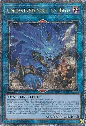 QUARTER CENTURY SECRET RARE Unchained Soul of Rage (Quarter Century Secret Rare) (RA02-EN041) - 25th Anniversary Rarity Collection II 1st Edition