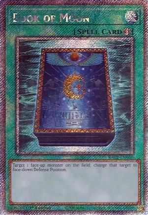 PLATINUM SECRET RARE Book of Moon (Platinum Secret Rare) (RA02-EN050) - 25th Anniversary Rarity Collection II 1st Edition