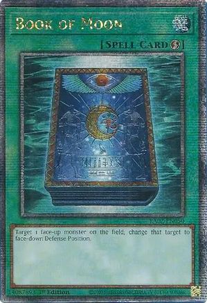 QUARTER CENTURY SECRET RARE Book of Moon (Quarter Century Secret Rare) (RA02-EN050) - 25th Anniversary Rarity Collection II 1st Edition