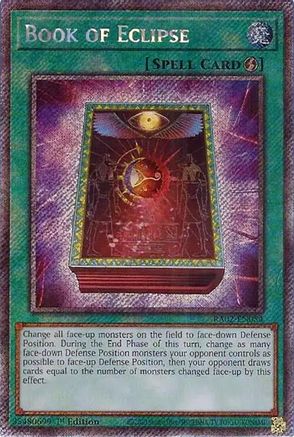 PLATINUM SECRET RARE Book of Eclipse (Platinum Secret Rare) (RA02-EN054) - 25th Anniversary Rarity Collection II 1st Edition