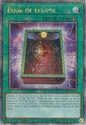 QUARTER CENTURY SECRET RARE Book of Eclipse (Quarter Century Secret Rare) (RA02-EN054) - 25th Anniversary Rarity Collection II 1st Edition