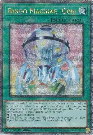 QUARTER CENTURY SECRET RARE Bingo Machine, Go!!! (Quarter Century Secret Rare) (RA02-EN062) - 25th Anniversary Rarity Collection II 1st Edition