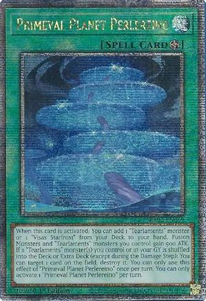 QUARTER CENTURY SECRET RARE Primeval Planet Perlereino (Quarter Century Secret Rare) (RA02-EN069) - 25th Anniversary Rarity Collection II 1st Edition