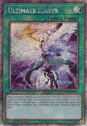PLATINUM SECRET RARE Ultimate Slayer (Platinum Secret Rare) (RA02-EN070) - 25th Anniversary Rarity Collection II 1st Edition