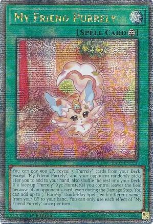 QUARTER CENTURY SECRET RARE My Friend Purrely (Quarter Century Secret Rare) (RA02-EN071) - 25th Anniversary Rarity Collection II 1st Edition