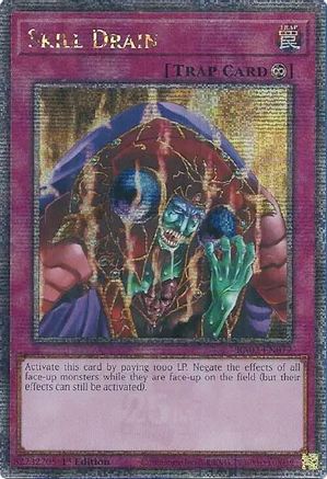 QUARTER CENTURY SECRET RARE Skill Drain (Quarter Century Secret Rare) (RA02-EN077) - 25th Anniversary Rarity Collection II 1st Edition