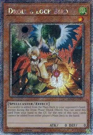 PLATINUM SECRET RARE Droll & Lock Bird (Platinum Secret Rare) (RA02-EN006) - 25th Anniversary Rarity Collection II 1st Edition