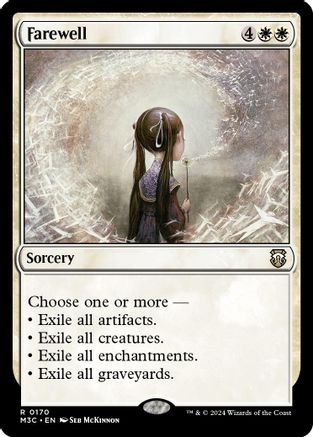 FOIL Farewell (Ripple Foil) (M3C-170) - Modern Horizons 3 Commander - Magic The Gathering
