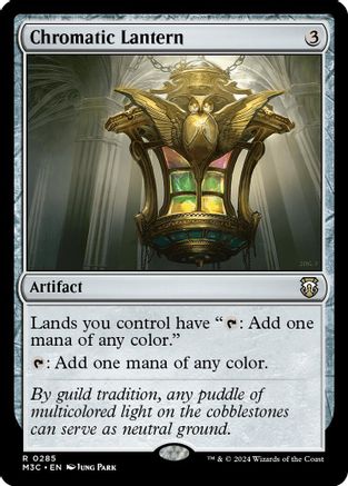 FOIL Chromatic Lantern (Ripple Foil) (M3C-285) - Modern Horizons 3 Commander - Magic The Gathering