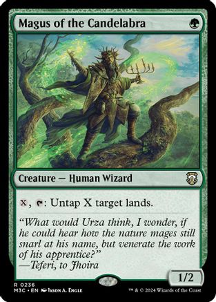 FOIL Magus of the Candelabra (Ripple Foil) (M3C-236) - Modern Horizons 3 Commander - Magic The Gathering