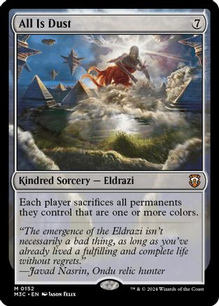 FOIL All Is Dust (Ripple Foil) (M3C-152) - Modern Horizons 3 Commander - Magic The Gathering