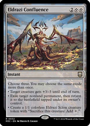 FOIL Eldrazi Confluence (Ripple Foil) (M3C-032) - Modern Horizons 3 Commander - Magic The Gathering