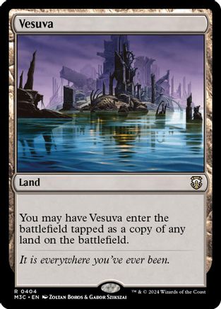 FOIL Vesuva (Ripple Foil) (M3C-404) - Modern Horizons 3 Commander - Magic The Gathering