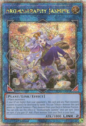 QUARTER CENTURY SECRET RARE Aromaseraphy Jasmine (Quarter Century Secret Rare) (BLTR-EN093) - Battles of Legend: Terminal Revenge 1st Edition