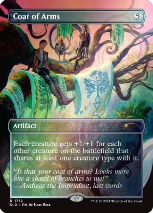 FOIL Coat of Arms (Rainbow Foil) (SLD-1712) - Secret Lair Drop Series - Magic The Gathering
