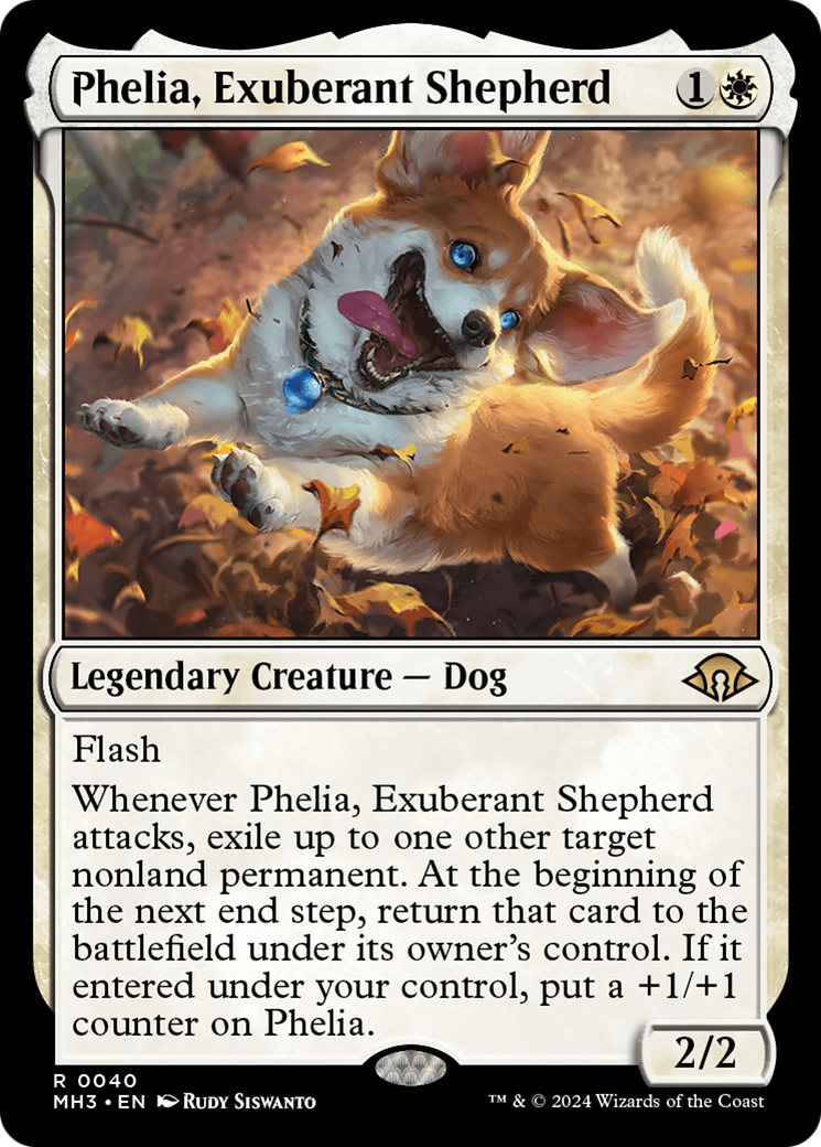 FOIL Phelia, Exuberant Shepherd (MH3-040) - Modern Horizons 3 - Magic The Gathering