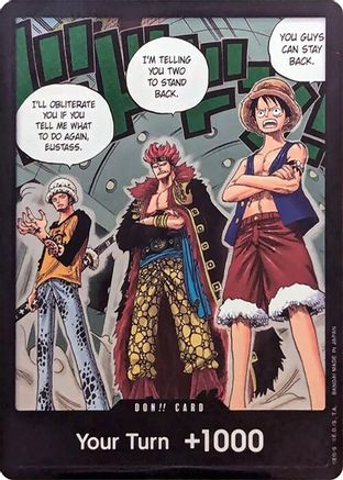 DON!! Card (Trafalgar Law, Eustass Kid and Monkey.D.Luffy) (Double Pack Set Vol. 4) - 500 Years in the Future
