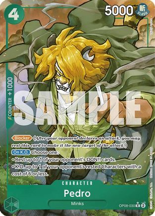 Pedro (Parallel) (OP08-030) One Piece - Two Legends