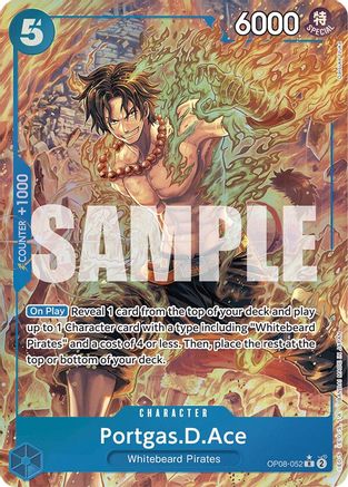 Portgas.D.Ace (Parallel) (OP08-052) One Piece - Two Legends