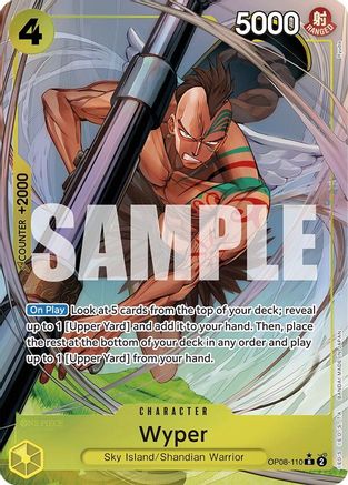 Wyper (Parallel) (OP08-110) One Piece - Two Legends