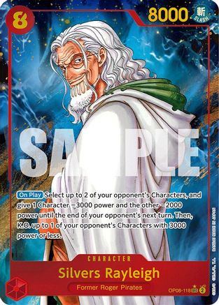 Silvers Rayleigh (Parallel) (OP08-118) One Piece - Two Legends