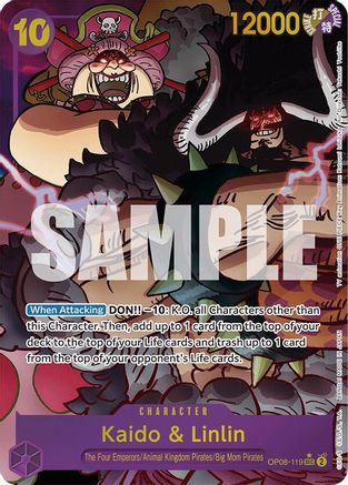 Kaido & Linlin (Parallel) (OP08-119) One Piece - Two Legends