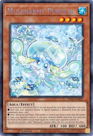 SECRET RARE Mulcharmy Purulia (INFO-EN027) - The Infinite Forbidden 1st Edition