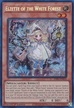 SECRET RARE Elzette of the White Forest (INFO-EN014) - The Infinite Forbidden 1st Edition