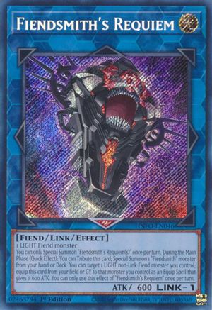 SECRET RARE Fiendsmith's Requiem (INFO-EN046) - The Infinite Forbidden 1st Edition