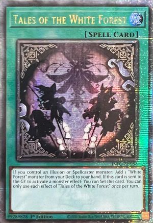 QUARTER CENTURY SECRET RARE Tales of the White Forest (Quarter Century Secret Rare) (INFO-EN058) - The Infinite Forbidden 1st Edition
