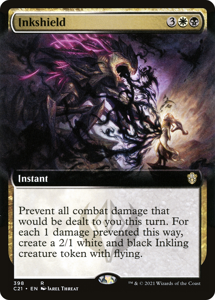 Inkshield (Extended Art) (C21-398) - Commander 2021 - Magic The Gathering