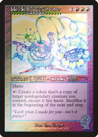 FOIL Kiki-Jiki, Mirror Breaker (Rainbow Foil) (SLD-1659) - Secret Lair Drop Series - Magic The Gathering