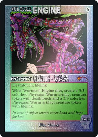 FOIL Wurmcoil Engine (Rainbow Foil) (SLD-1661) - Secret Lair Drop Series - Magic The Gathering