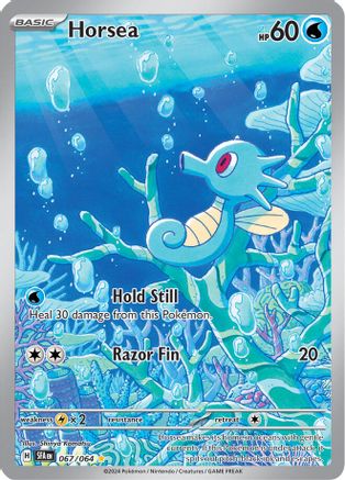 Horsea 67 - SV Shrouded Fable Pokemon Holofoil
