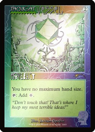 FOIL Thought Vessel (1665) (Rainbow Foil) (SLD-1665) - Secret Lair Drop Series - Magic The Gathering